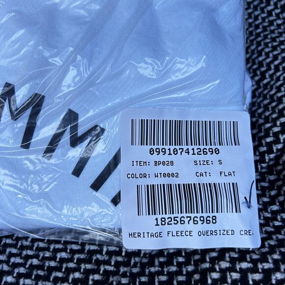 J Crew x USA Swimming Heritage Fleece Oversized Sweatshirt S White BP028 J.Crew - Picture 4 of 4